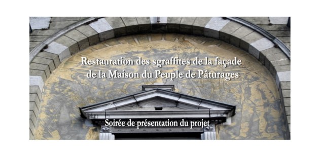 Restauration des sgraffites - soirée du 8 mai 2018 - recto